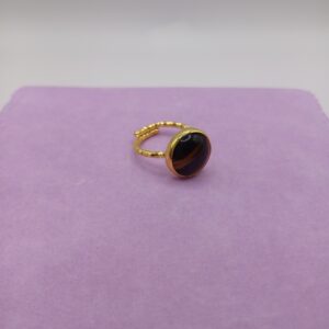 Ασημένιο  Δαχτυλίδι Μάτι της Τίγρης