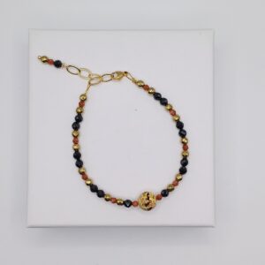 ΒΡΑΧΙΟΛΙ MURANO BLACK WAVY PEARL