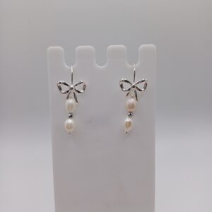 Ασημένια  Σκουλαρίκια Pearly Lolita