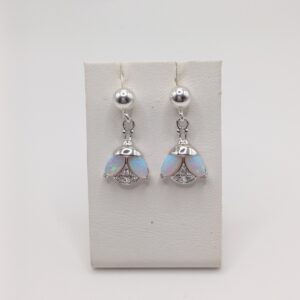 Ασημένια 925 σκουλαρίκια Silver Ladybug