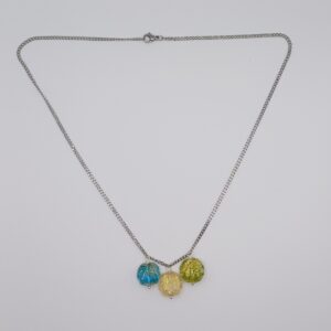 ΚΟΛΙΕ SILVER SUMMER MURANO SHELL