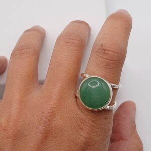 Alternative view of ΑΣΗΜΕΝΙΟ ΔΑΧΤΥΛΙΔΙ AVENTURINE