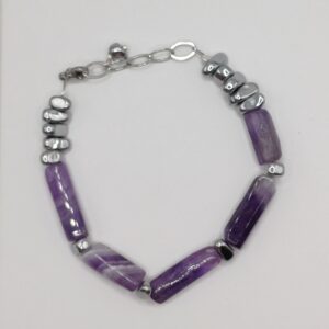 ΒΡΑΧΙΟΛΙ SILVER AMETHYST